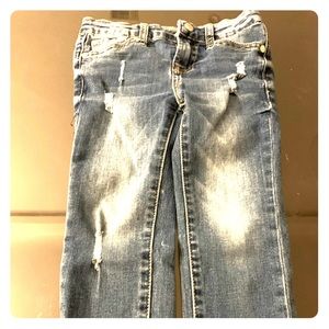 7 for all Mankind “The Skinny Crop and Roll” Jean